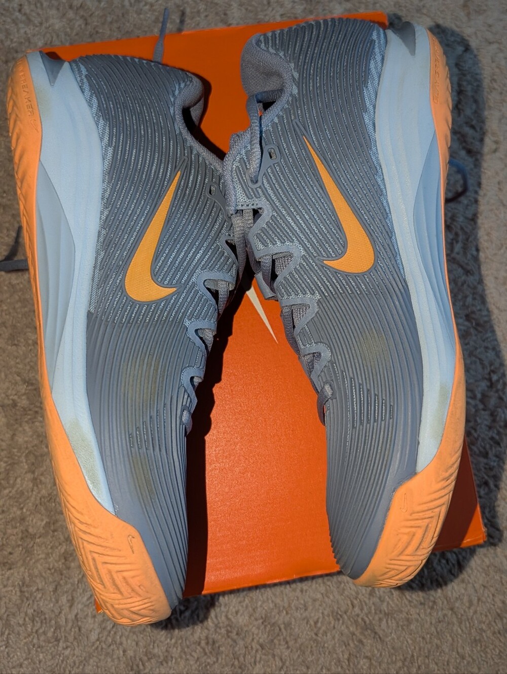 Nike M Zoom Vapor 12 CLY Ashen Slate/Obsidian Athletic Shoes - Size 10